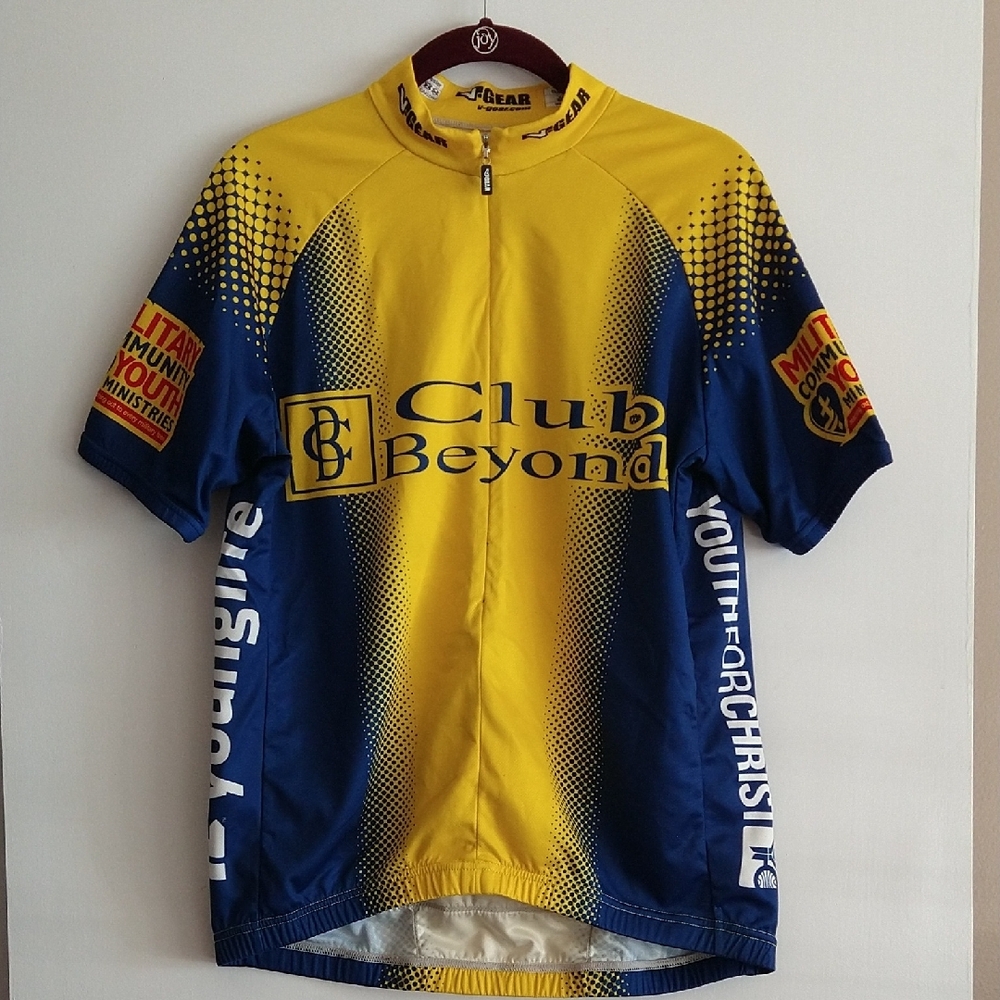 Club Beyond Cycling Jersey - Yellow and Blue
